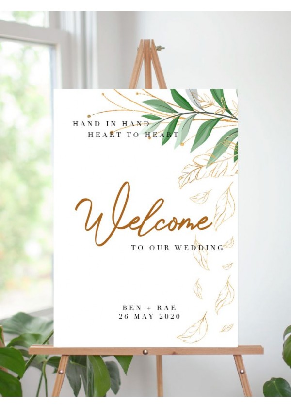 Wedding Welcome Signage | Wedding Decoration Singapore